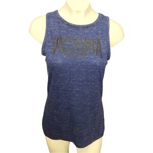 Women's Blue Muscle Tee